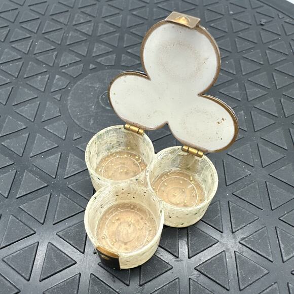 Mini Enamel Trinket/Pill Box Vintage 1950’s - Picture 2 of 6